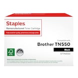 Cartucho De Tóner Staples Remanufacturado Brother Tn-550 Negro - Venta Internacional.