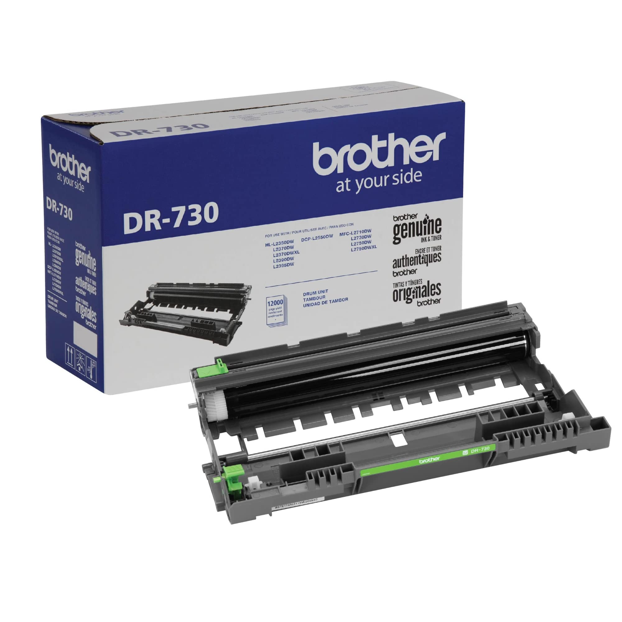 Foto 2 pulgar | Unidad De Batería Brother Dr730 Genuina Negra De Hasta 12 000 Páginas - Venta Internacional.