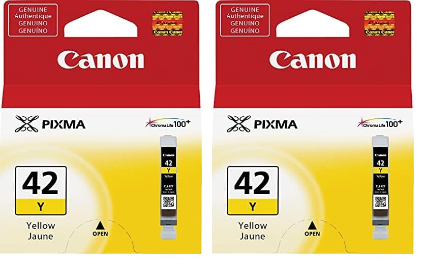 Foto 2 pulgar | Cartucho De Tinta Canon Cli-42 Y Amarillo (paquete De 2) - Venta Internacional.
