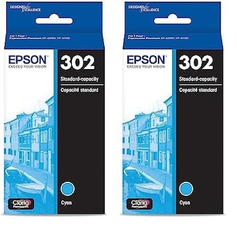 Foto 1 | Cartucho De Tinta Epson T302 Claria Premium Cyan Standard (x2) - Venta Internacional.