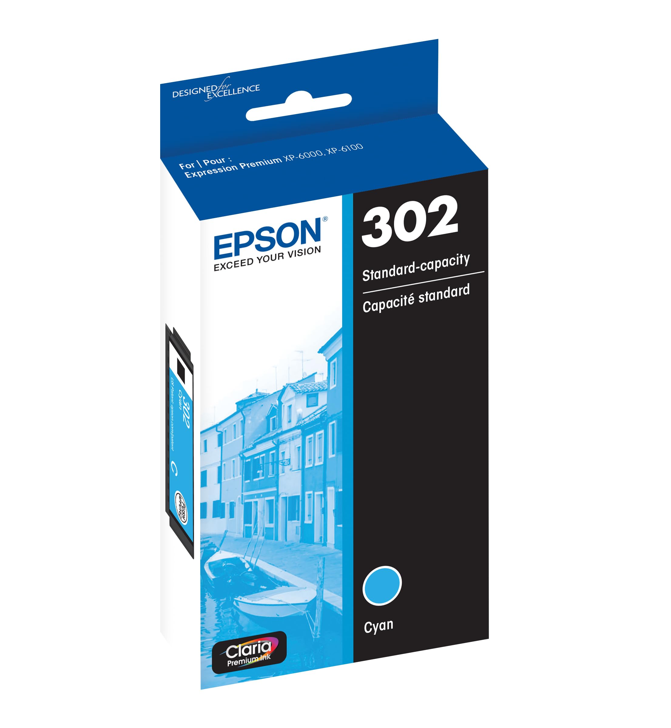 Foto 3 pulgar | Cartucho De Tinta Epson T302 Claria Premium Cyan Standard (x2) - Venta Internacional.