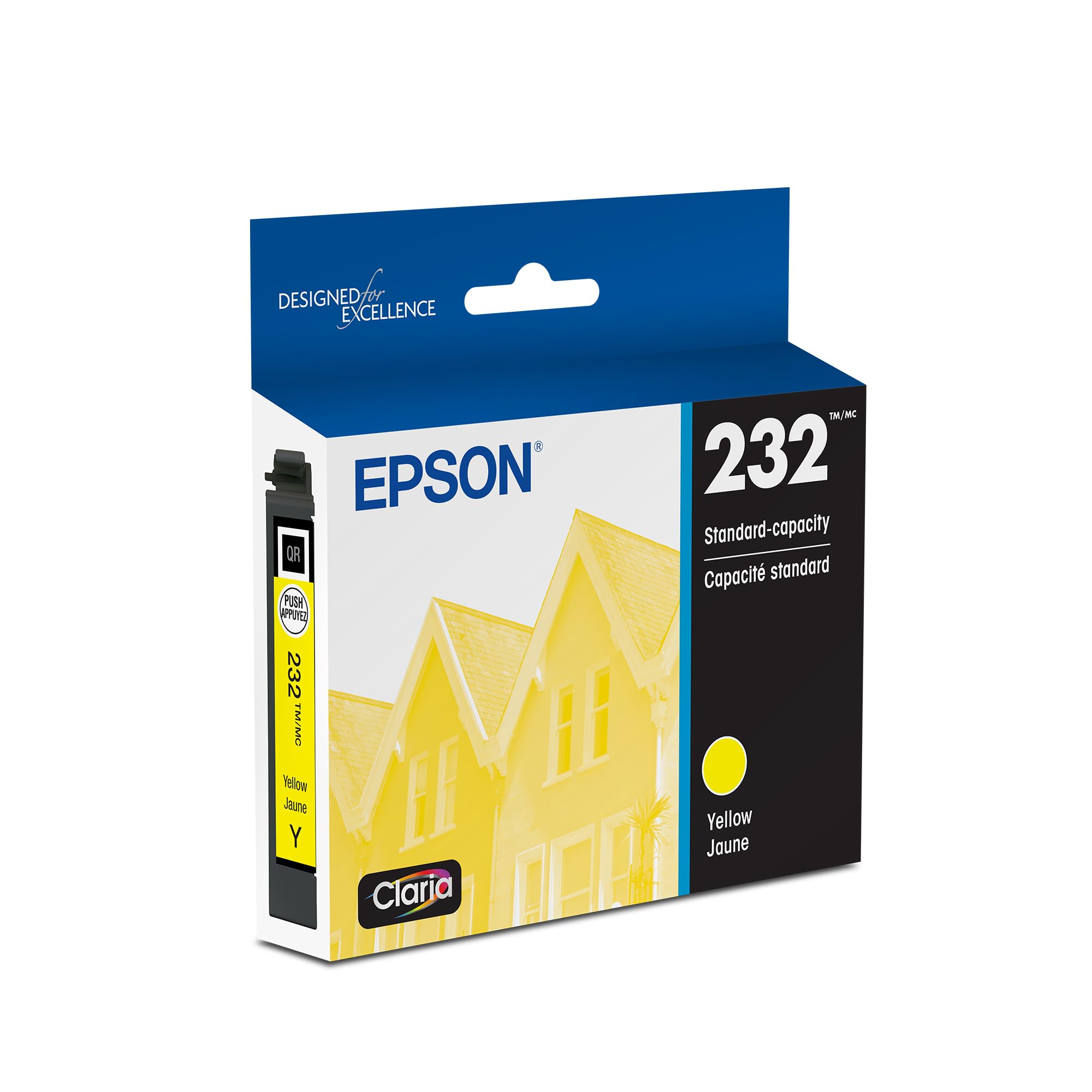 Cartucho De Tinta Epson 232 Claria Standard Capacity Amarillo - Venta Internacional.