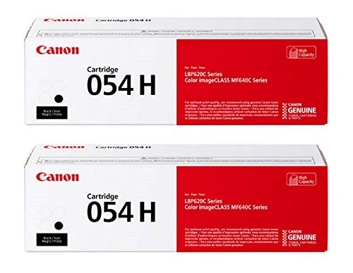 Foto 1 | Cartucho De Tóner Canon Genuine 054 De Alto Rendimiento Negro, Paquete De 2 - Venta Internacional.