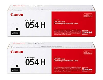 Foto 1 | Cartucho De Tóner Canon Genuine 054 De Alto Rendimiento Negro, Paquete De 2 - Venta Internacional.