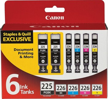 Foto 1 | Cartucho De Tinta Canon Pgi-225/cli-226, Paquete Económico De 6 Colores - Venta Internacional.