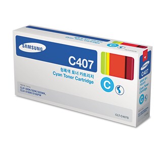 Foto 3 | Cartucho De Tóner Samsung Clt-c407s Cian Para Clp-325w, Clx-3185fw - Venta Internacional.