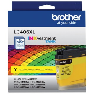 Foto 2 | Cartucho De Tinta Brother Lc406xly High Yield Amarillo - Venta Internacional.
