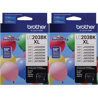 Foto 1 | Cartucho De Tinta Brother Genuine Innobella Lc203bk Negro - Venta Internacional.