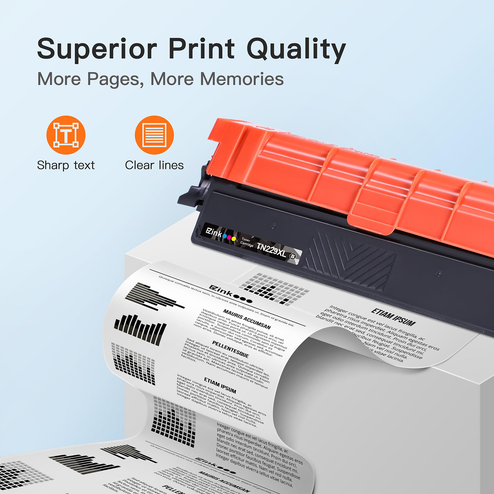 Foto 4 pulgar | Cartuchos De Tóner E-z Ink Tn229xl Compatibles Con Impresora Brother - Venta Internacional.