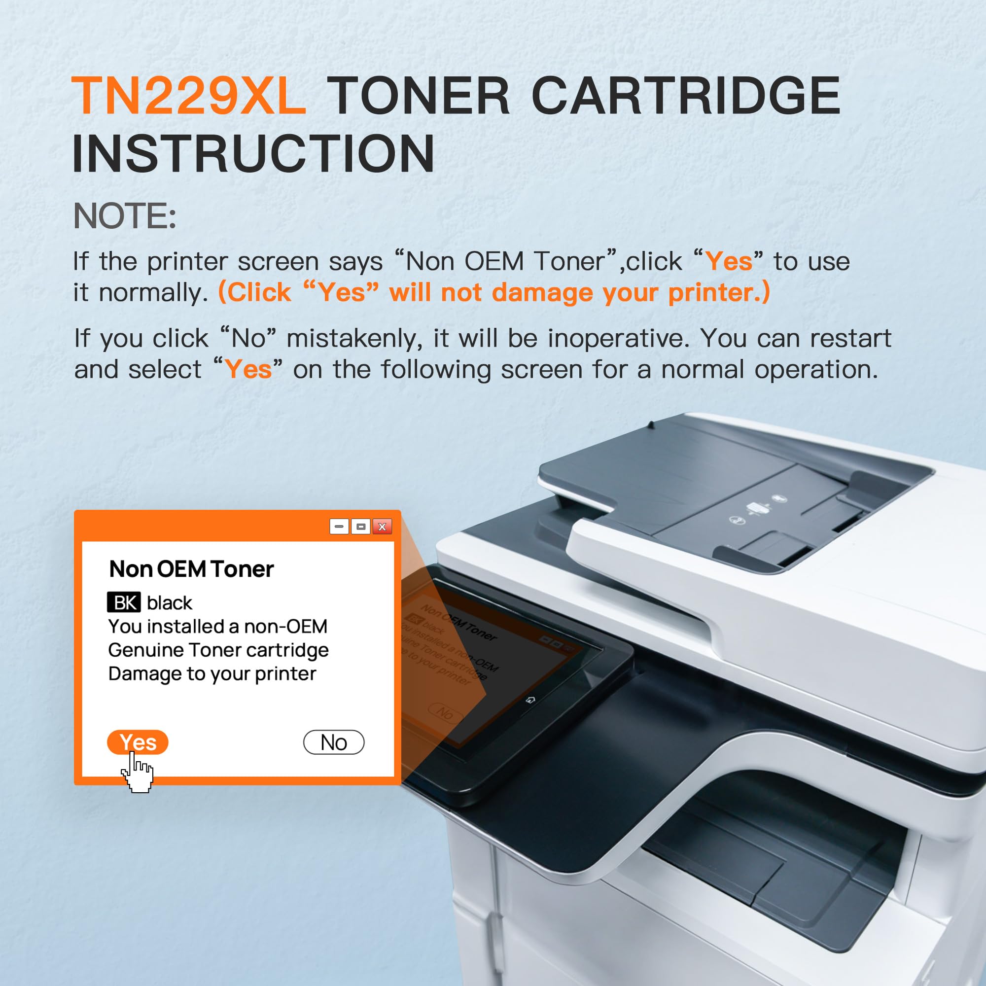 Foto 8 pulgar | Cartuchos De Tóner E-z Ink Tn229xl Compatibles Con Impresora Brother - Venta Internacional.