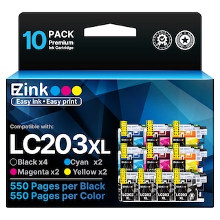 Foto 1 | Cartuchos De Tinta E-z Ink Lc203xl Compatibles Con Brother Lc203 Xl - Venta Internacional.