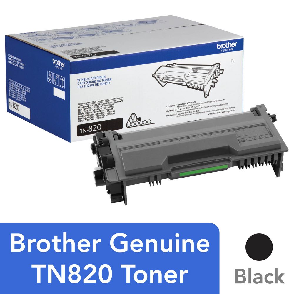Foto 2 pulgar | Toner Brother Tn820 Negro Laserjet Hl5100dn/hll6200dw (3 000 Pag)