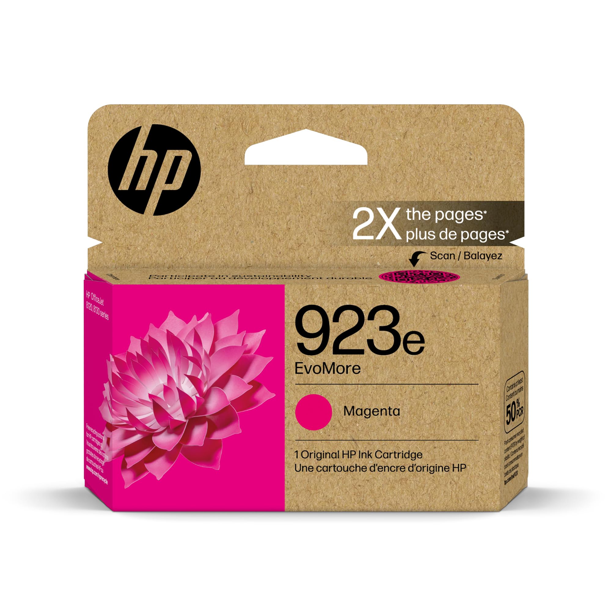 Foto 2 pulgar | Cartucho De Tinta Hp 923e Evomore Magenta Para Officejet 8120 - Venta Internacional.
