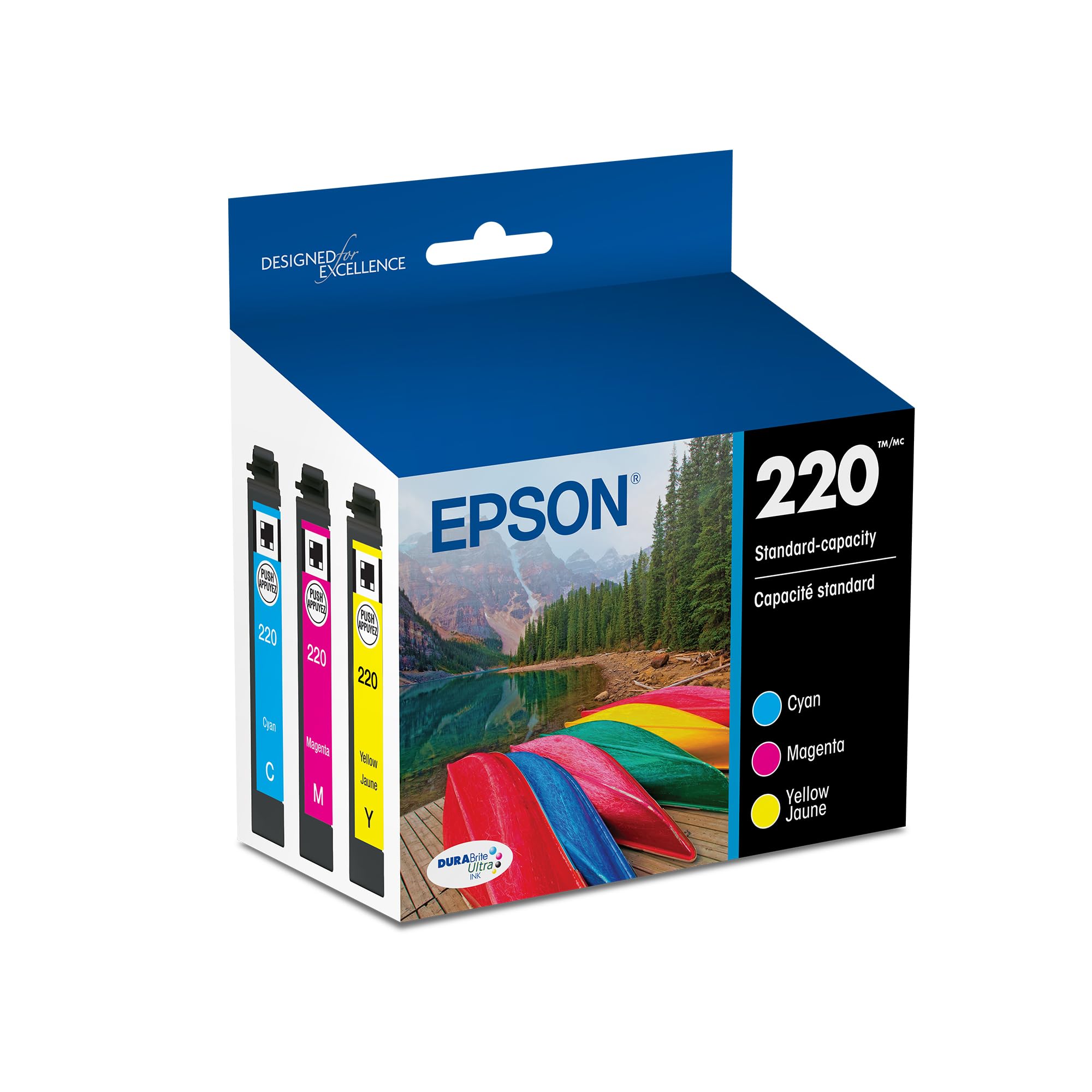 Foto 2 pulgar | Cartucho De Tinta Epson 220 Durabrite Ultra De Capacidad Estándar - Venta Internacional.