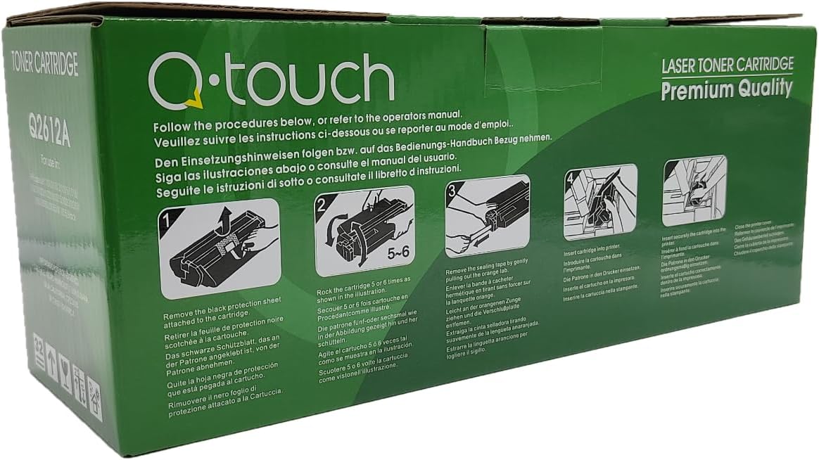 Foto 3 pulgar | Tóner Genérico Q-touch Q2612a Compatible Hp Laserjet 1010/1020/3050/m1005