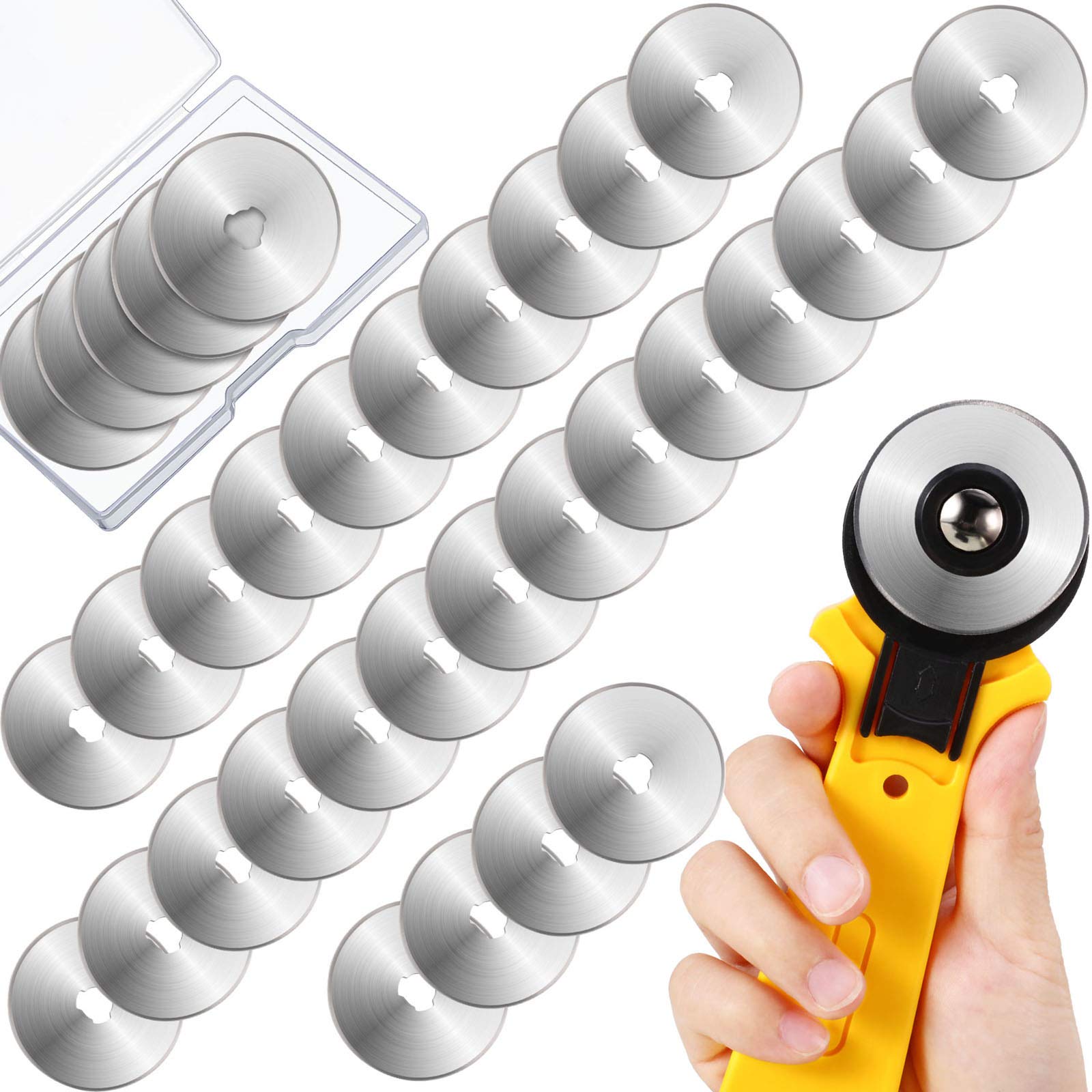 Foto 1 | Cuchillas De Corte Rotativas De Repuesto, 36 Paquetes, Acero Aleado De 45 Mm - Venta Internacional.