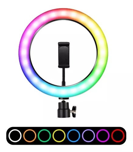 Foto 5 | Aro de Luz Led 12 Pulgadas RGB con Tripié de 2 Metros
