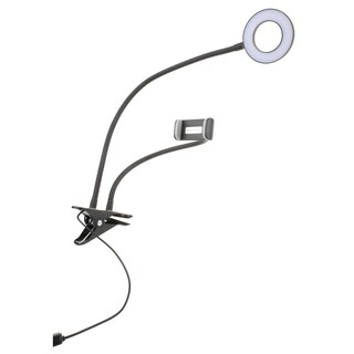 Foto 2 | Lámpara Tipo Anillo Vivitar Vivpc001 Con Cuello De Cisne Flexible Para Smartphone - Venta Internacional.