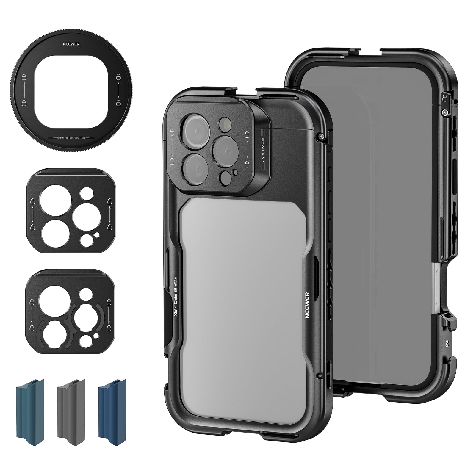 Foto 2 pulgar | Funda Estabilizadora Para Teléfono Neewer 16 Pro Max Con Adaptadores Y Filtros - Venta Internacional.