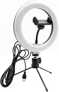 Foto 2 | Aro De Luz Led De 8 Pulgadas (20cm) Con Trípie, Luz Para Maquillaje O Selfie, 3 Modos De Luz