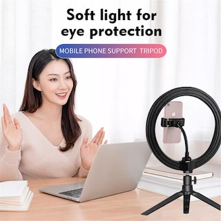 Foto 6 | Aro De Luz Led De 8 Pulgadas (20cm) Con Trípie, Luz Para Maquillaje O Selfie, 3 Modos De Luz
