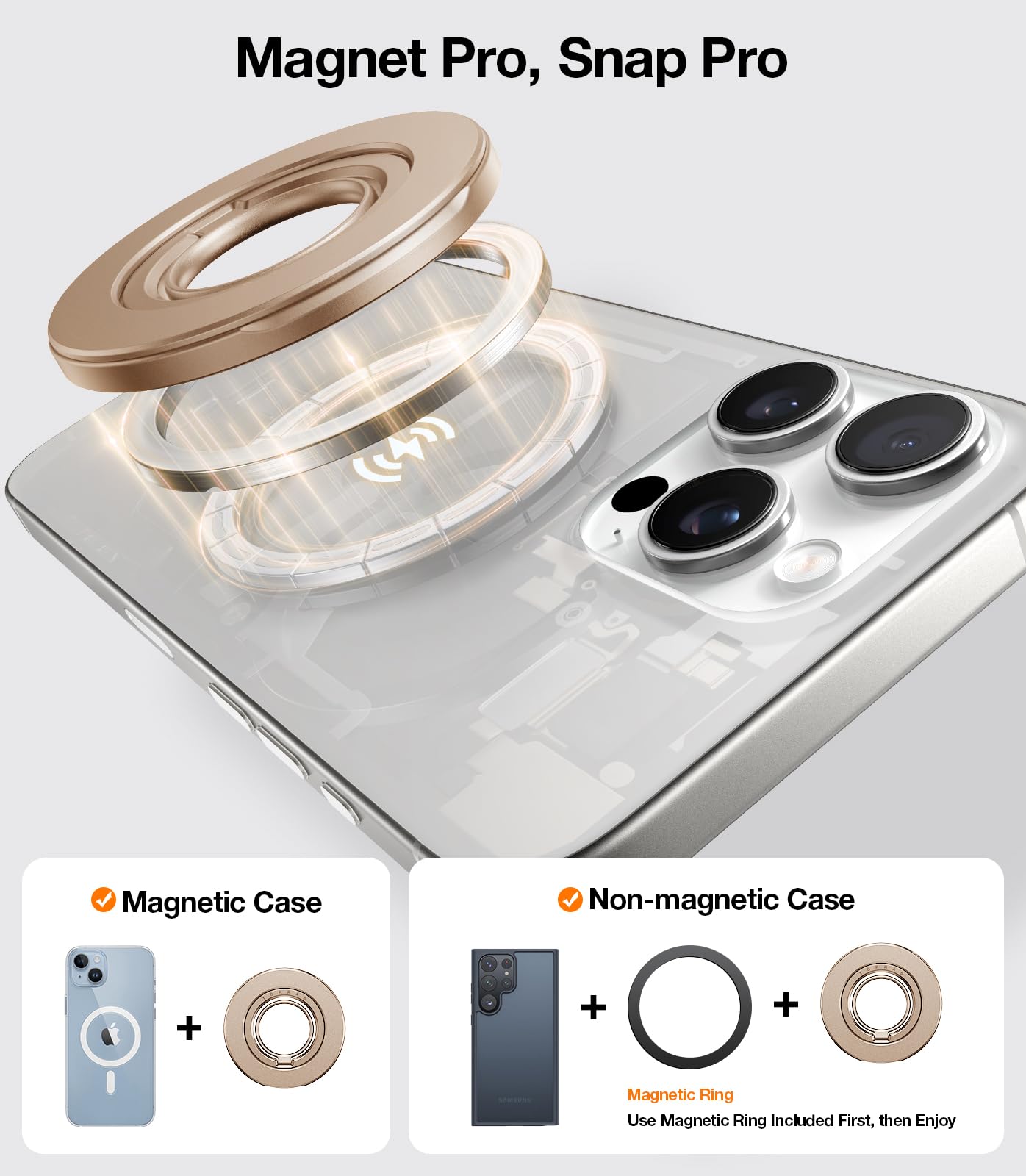 Foto 6 pulgar | Soporte De Anillo Con Agarre Para Teléfono Torras Thin Fit Para Magsafe 2025 - Venta Internacional.