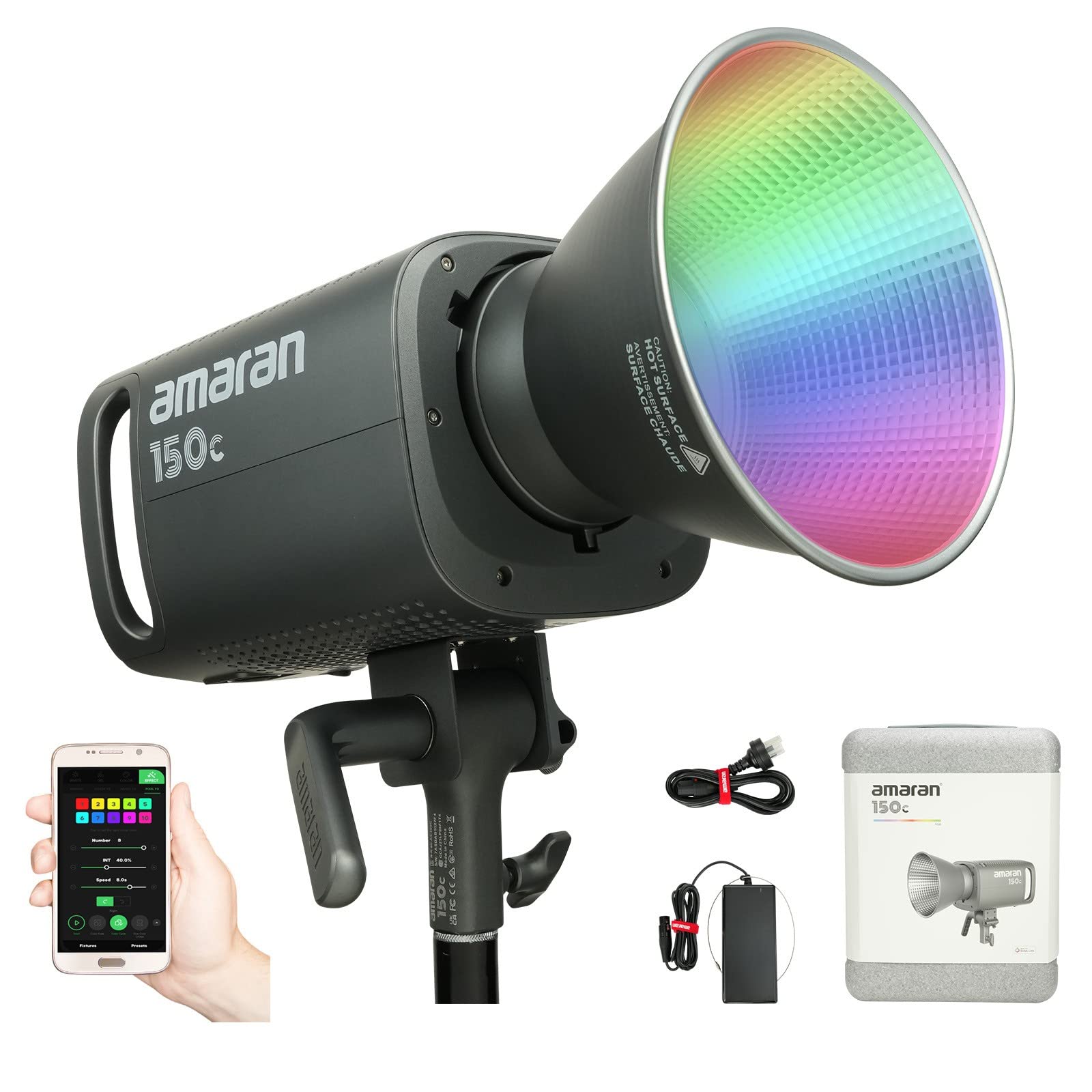 Foto 2 pulgar | Lámpara Led De Vídeo Aputure Amaran 150x Rgbww 150w 2500k-7500k - Venta Internacional.