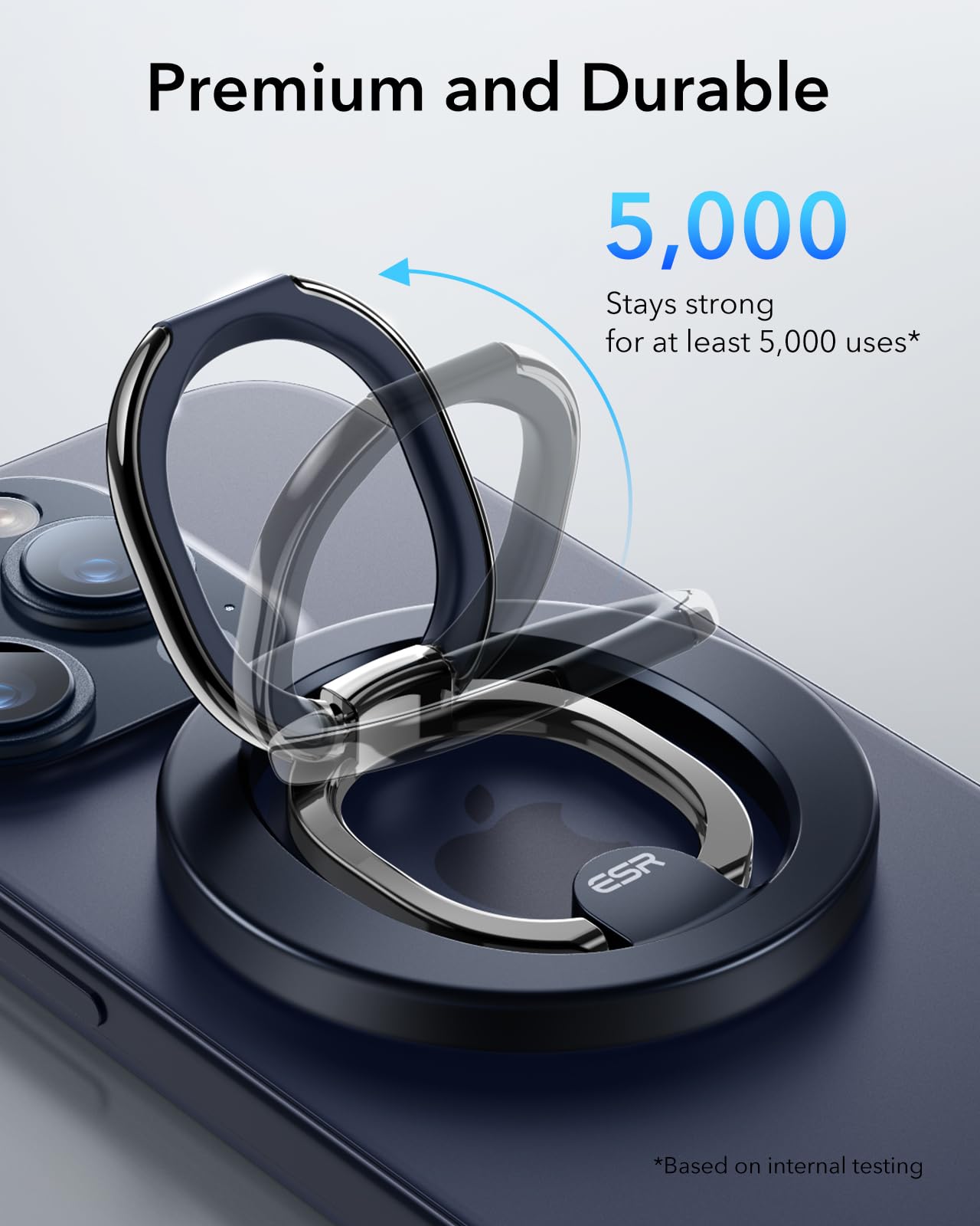 Foto 5 | Soporte De Anillo Esr Magnético Para Iphone, Color Azul - Venta Internacional.