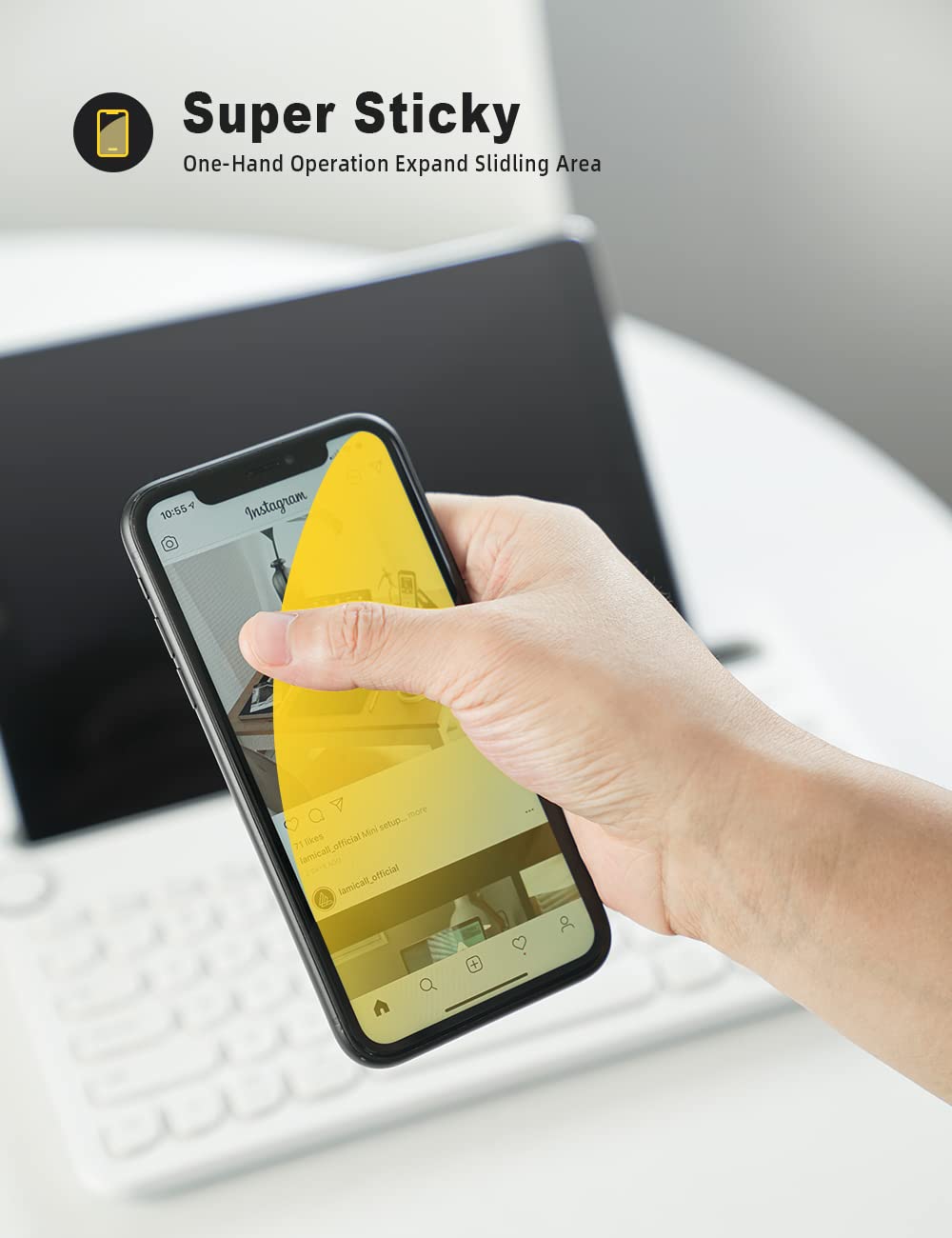 Foto 4 pulgar | Soporte De Anillo Para Teléfono Lamicall Gold Universal Para Iphone Y Android - Venta Internacional.