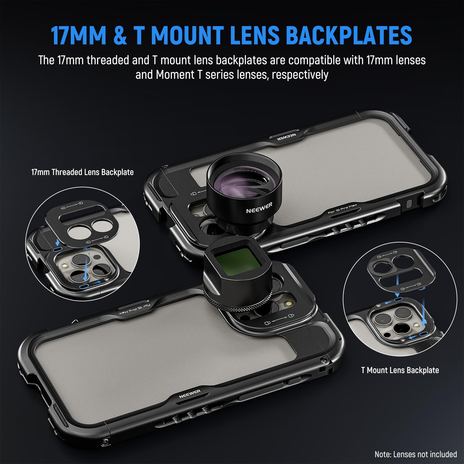 Foto 6 pulgar | Funda Para Teléfono Neewer 15 Pro Max De Segunda Generación Con Adaptador De Filtro De 67 Mm - Venta Internacional.