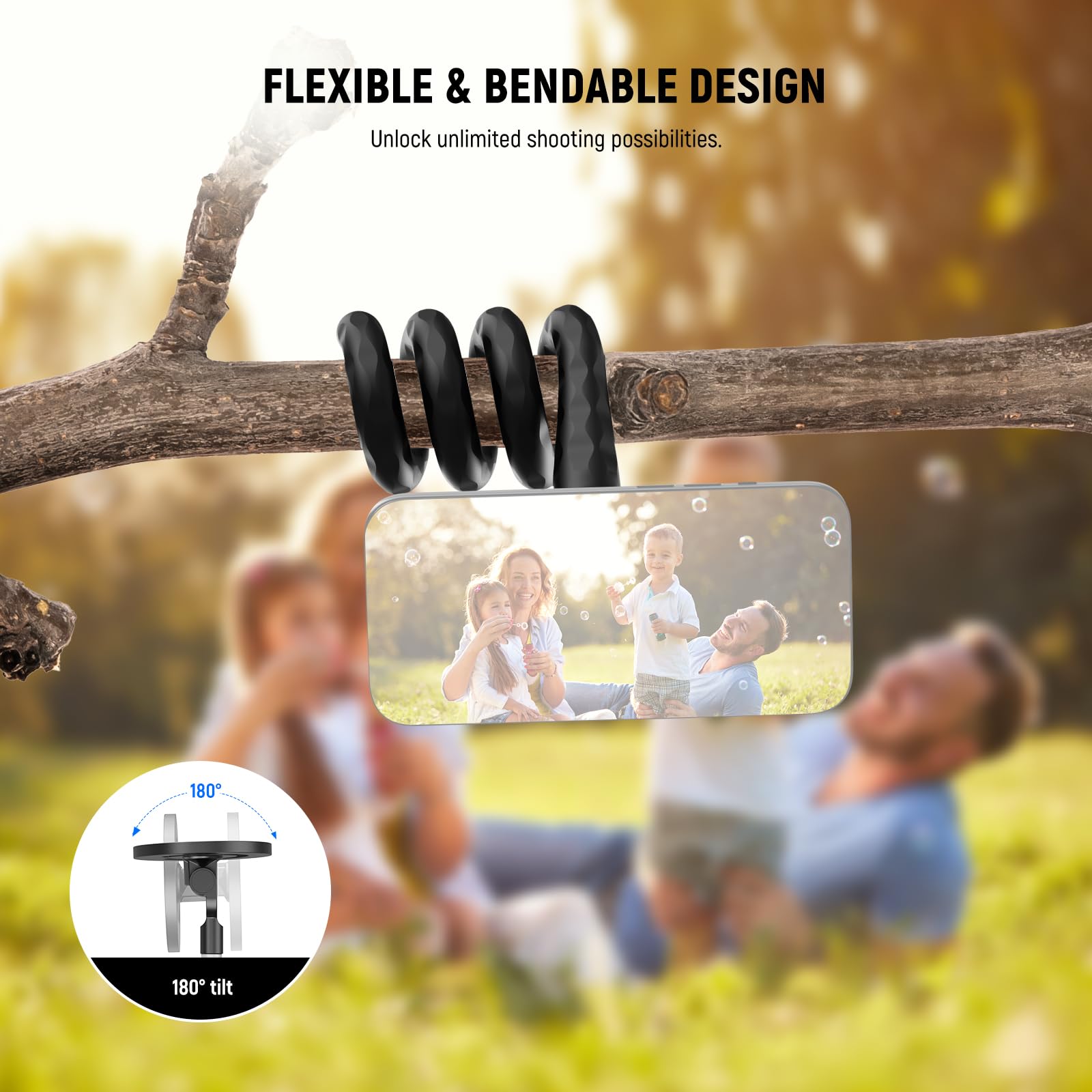 Foto 4 pulgar | Soporte Para Teléfono Neewer Gp-19 Magnético Flexible Con Soporte Para Trípode - Venta Internacional.