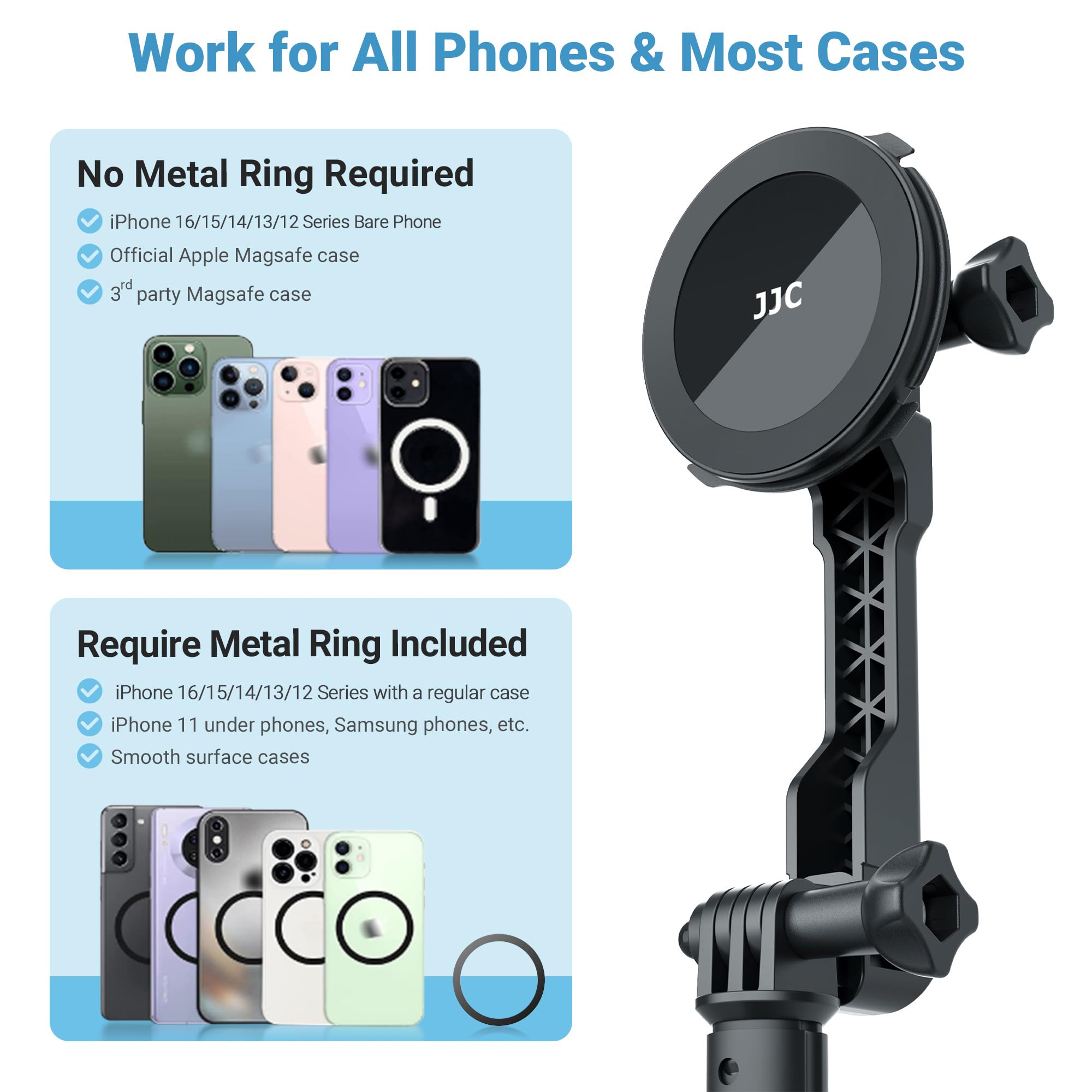 Foto 4 | Soporte De Teléfono Y Escritorio Jjc Strong Magnético Con Magsafe Para Iphone - Venta Internacional.