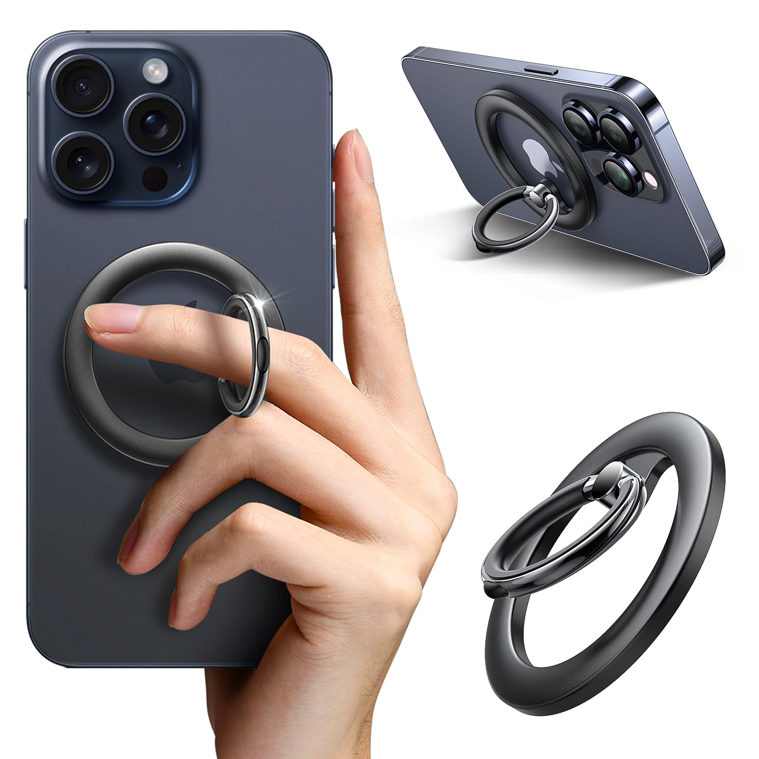 Foto 2 pulgar | Funda Magsafe Lisen Con Soporte Para Iphone 15 Pro Max - Venta Internacional.