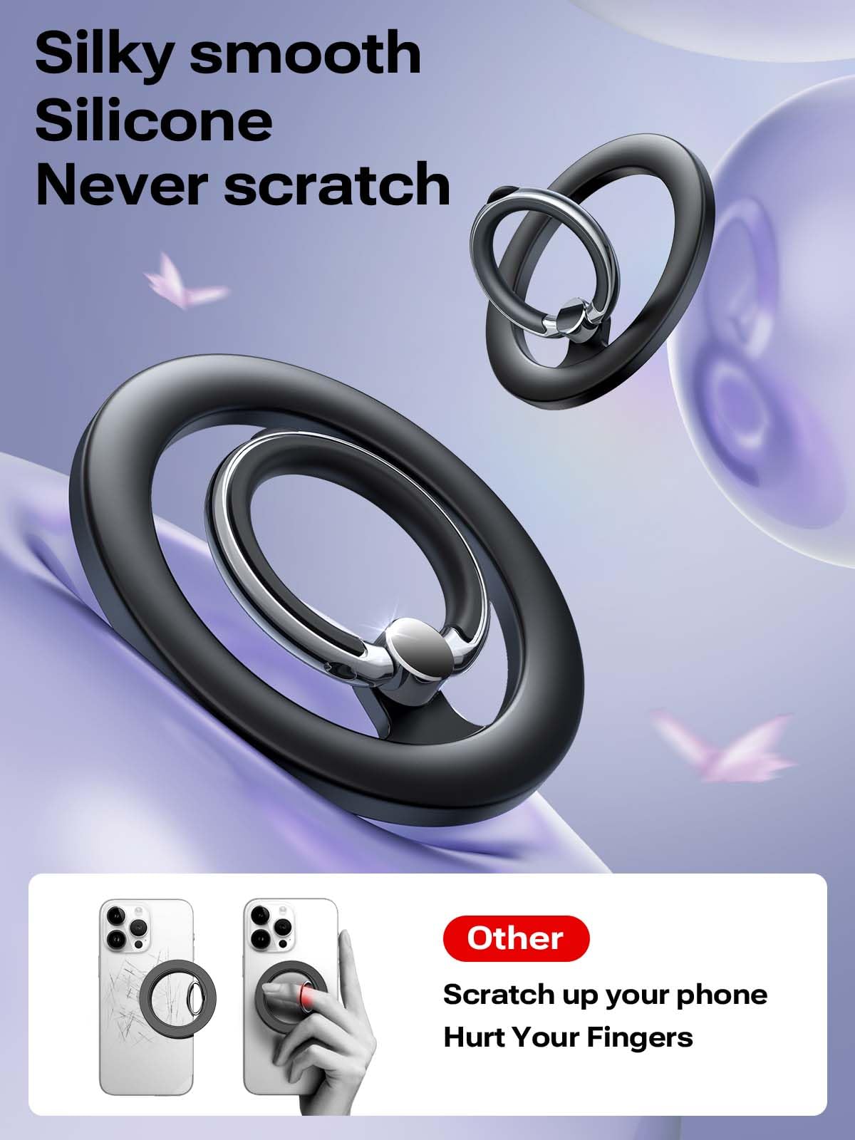 Foto 6 pulgar | Funda Magsafe Lisen Con Soporte Para Iphone 15 Pro Max - Venta Internacional.