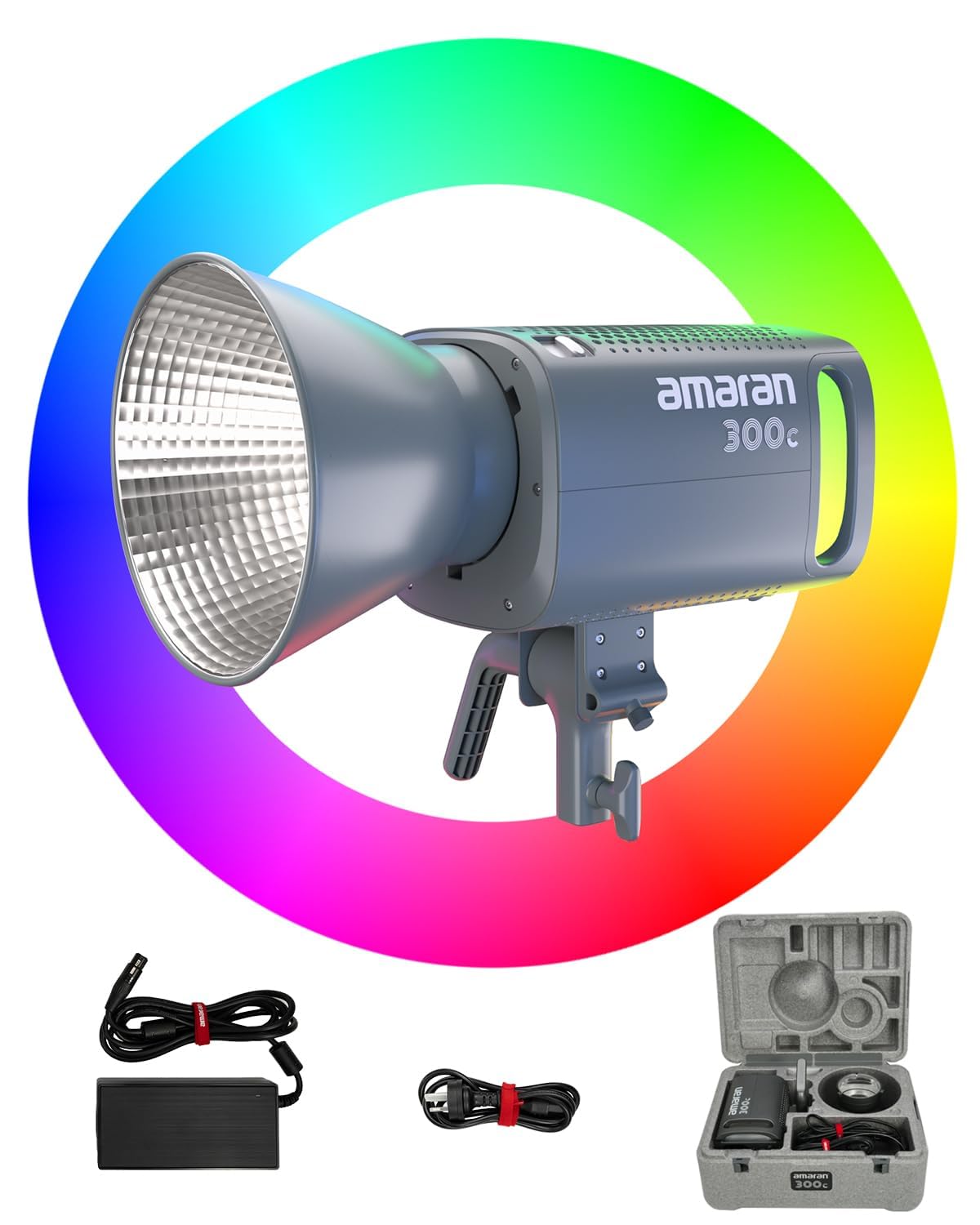 Luz De Vídeo Led Aputure Amaran 300x Rgb 2500k-7500k Con Ajuste G/m - Venta Internacional.