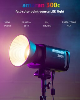 Foto 2 | Luz De Vídeo Led Aputure Amaran 300x Rgb 2500k-7500k Con Ajuste G/m - Venta Internacional.