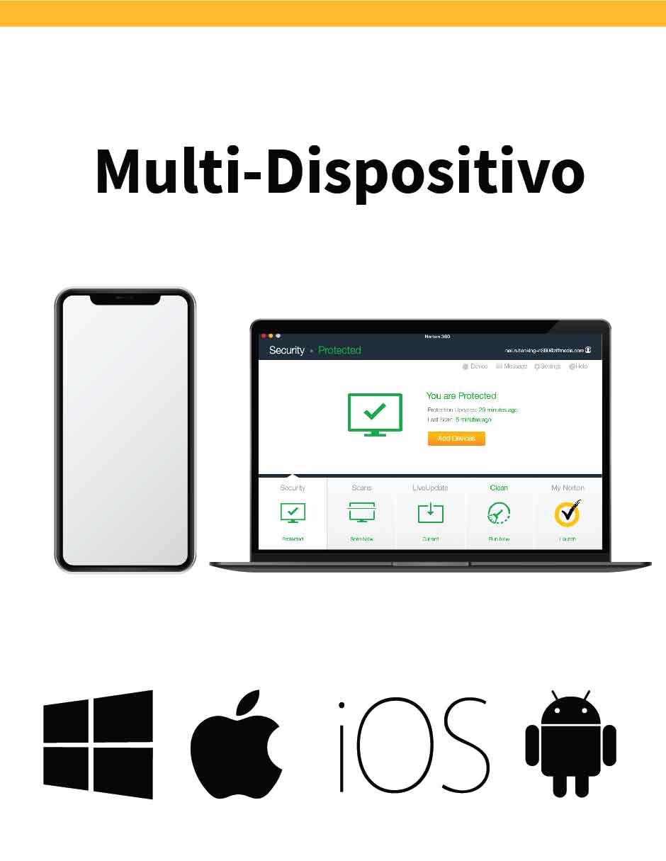 Foto 4 pulgar | Antivirus Norton 360 Premium 10 Dispositivos 1 Año Vpn Ilimitado
