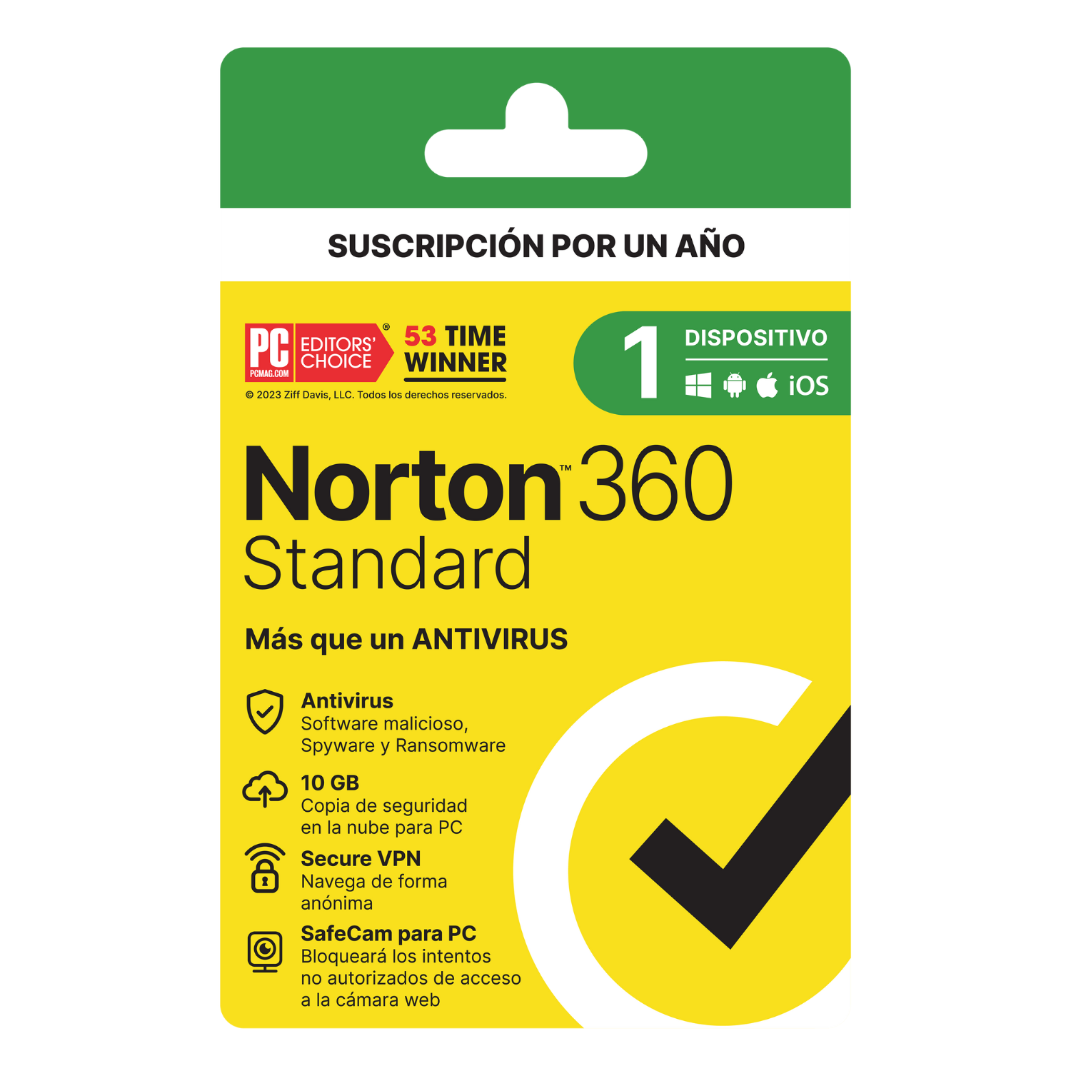 Foto 1 | Antivirus Norton Standard 1 Dispositivo 1 Año Vpn Ilimitado