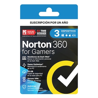 Foto 1 | Licencia Antivirus Norton 360 For Gamers Personal 3 Dispositivos