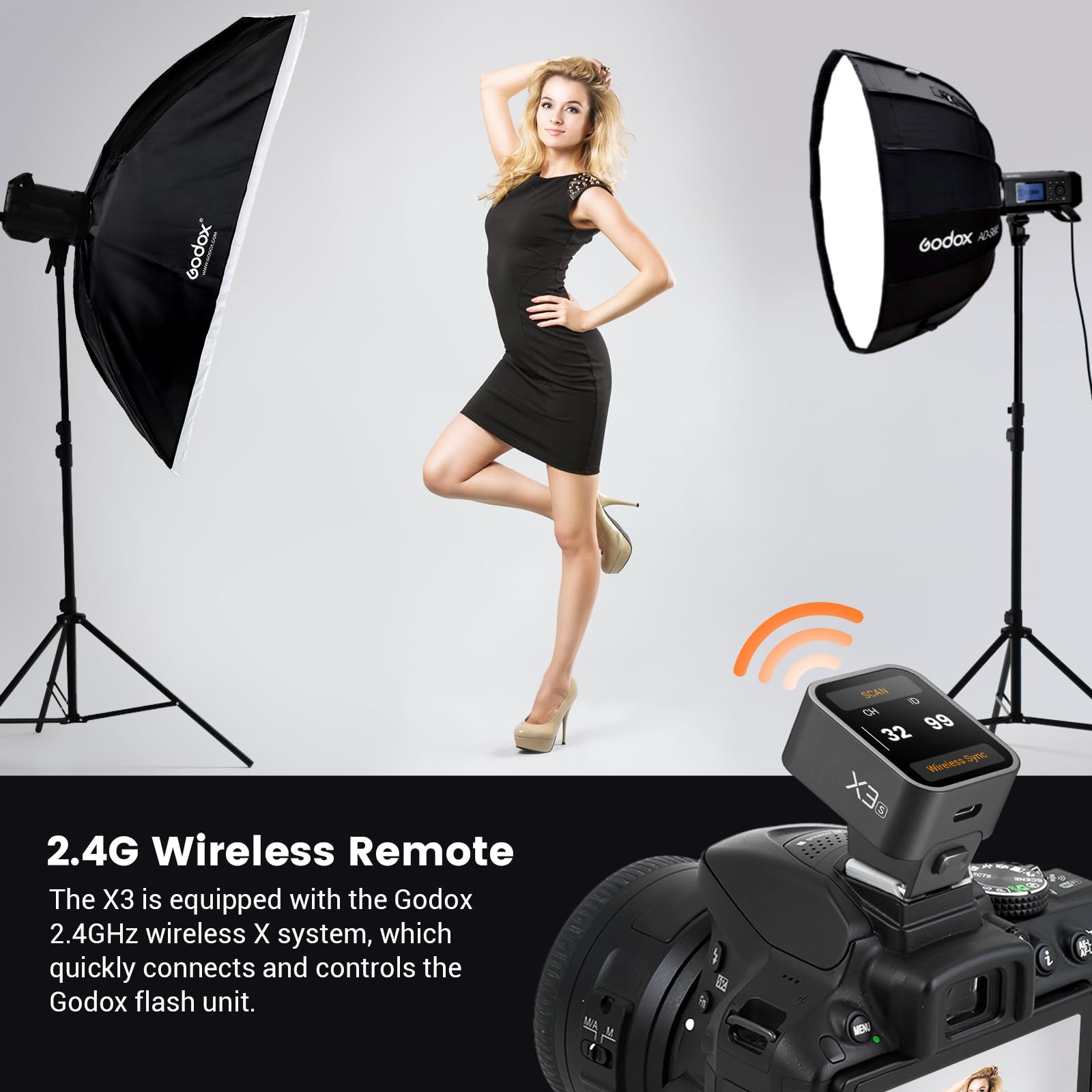 Foto 8 pulgar | Disparador De Flash Inalámbrico Godox X3s X3-s Ttl Para Cámara Sony - Venta Internacional.