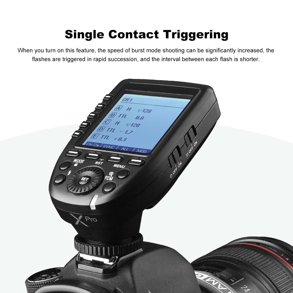Foto 5 pulgar | Transmisor Flash Trigger Godox Xpro-s Ttl Para Cámaras Sony - Venta Internacional.
