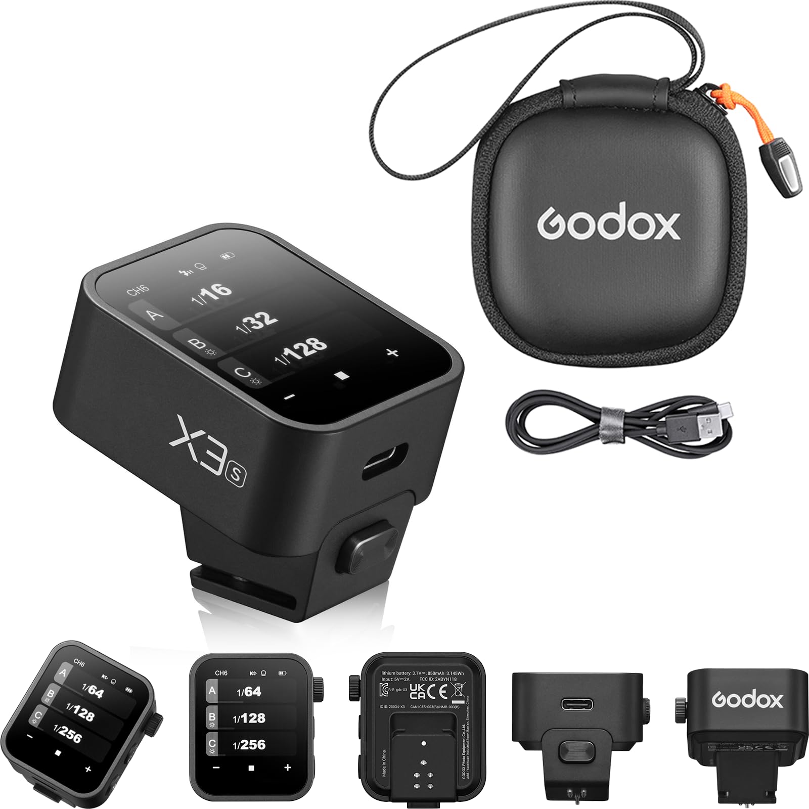 Foto 2 pulgar | Disparador De Flash Godox X3 X3s Para Sony Con Pantalla Táctil Y Funda - Venta Internacional.
