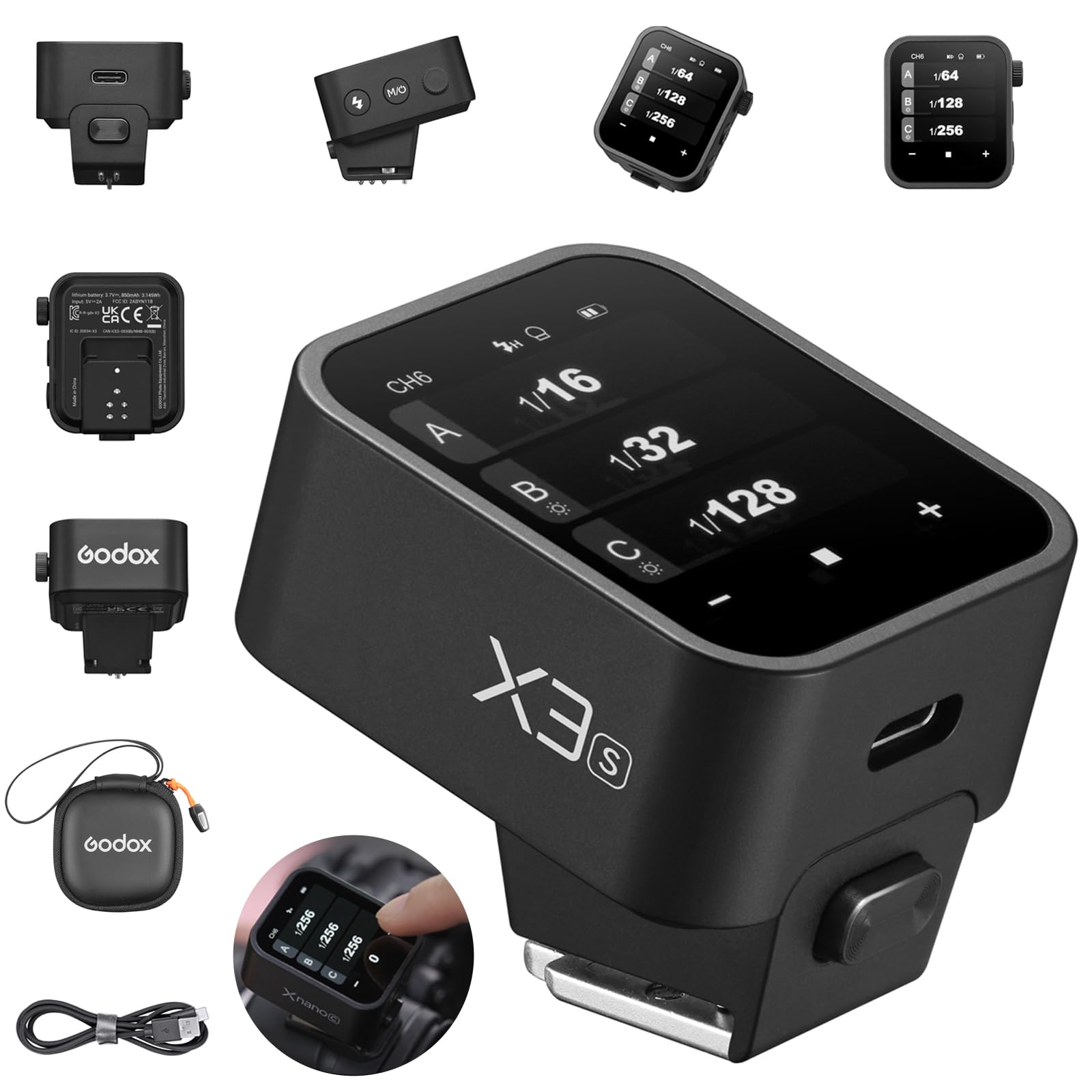 Foto 2 pulgar | Disparador De Flash Inalámbrico Godox X3-s Ttl Para Cámara Sony - Venta Internacional.