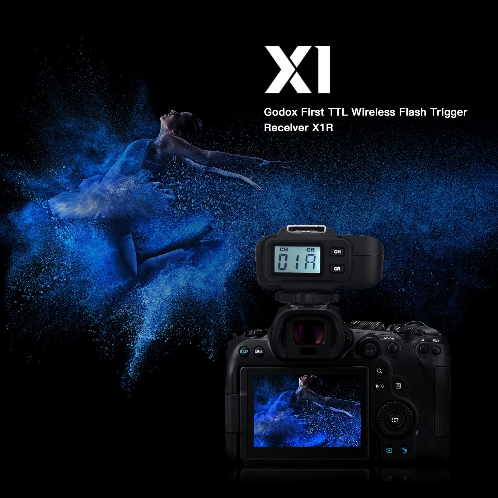 Foto 3 pulgar | Receptor De Flash Inalámbrico Godox X1r-c Para Canon - Venta Internacional.