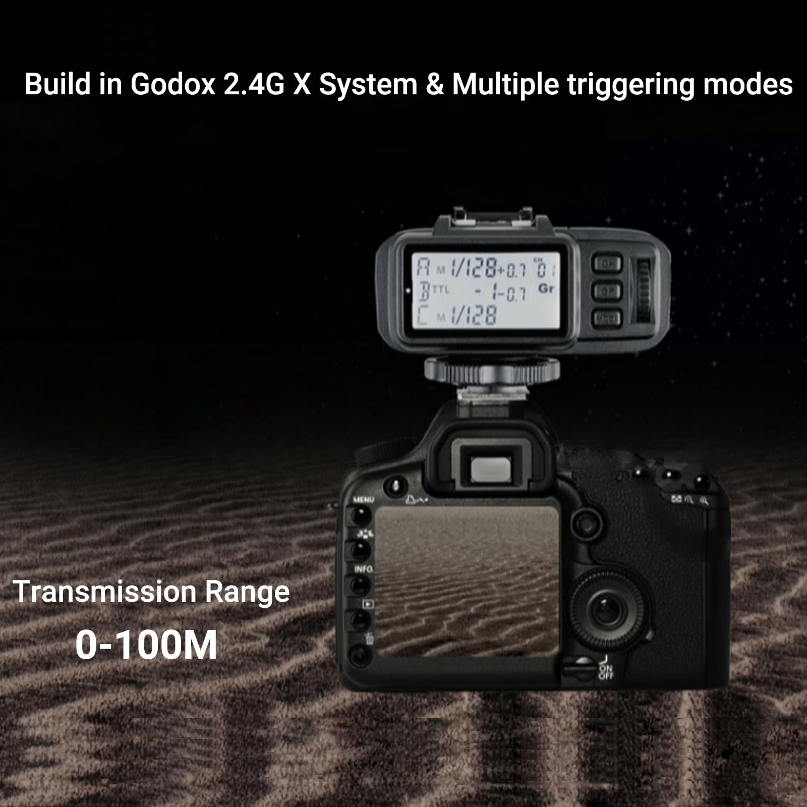 Foto 7 pulgar | Receptor De Flash Inalámbrico Godox X1r-c Para Canon - Venta Internacional.
