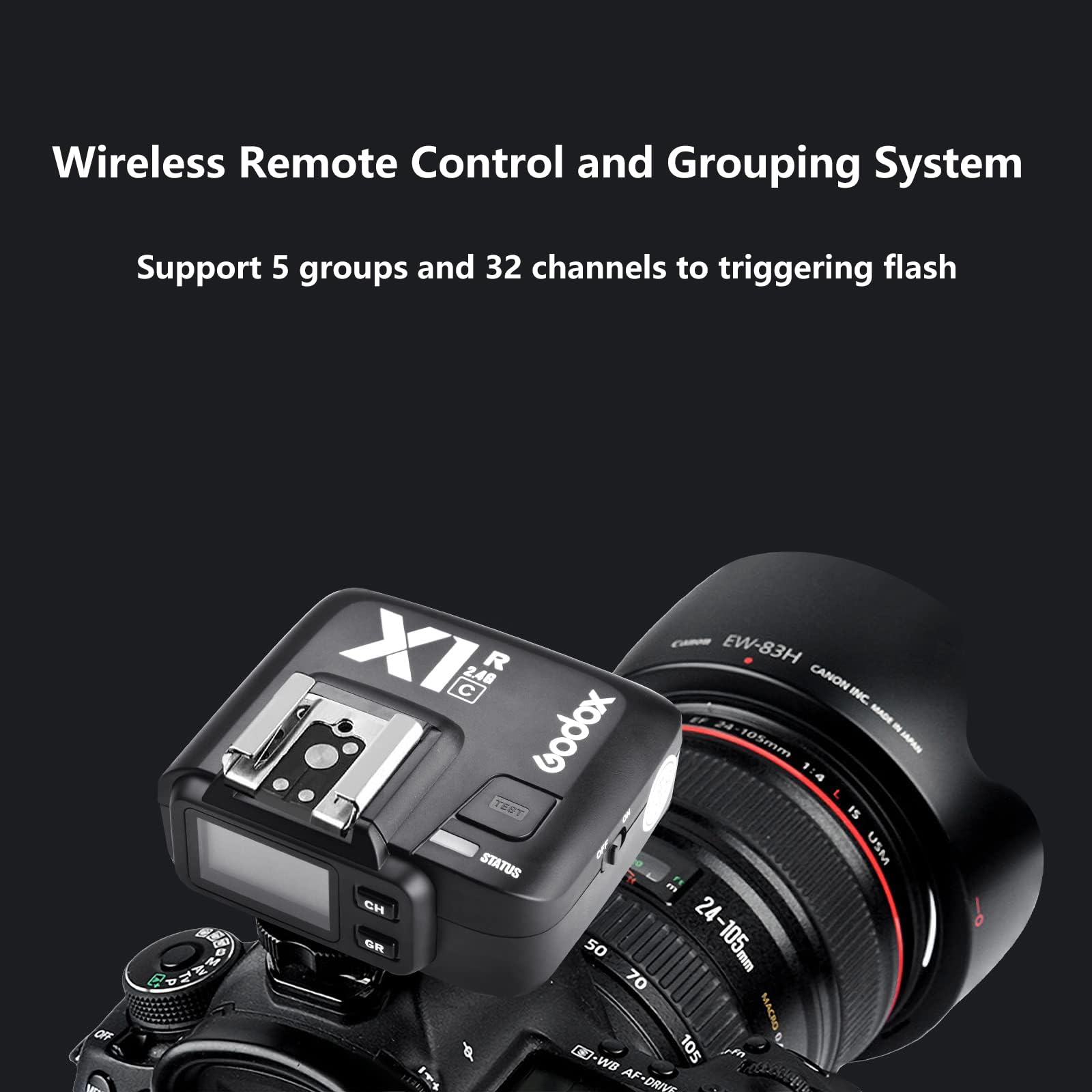 Foto 7 | Receptor De Flash Inalámbrico Godox X1r-c Para Canon - Venta Internacional.