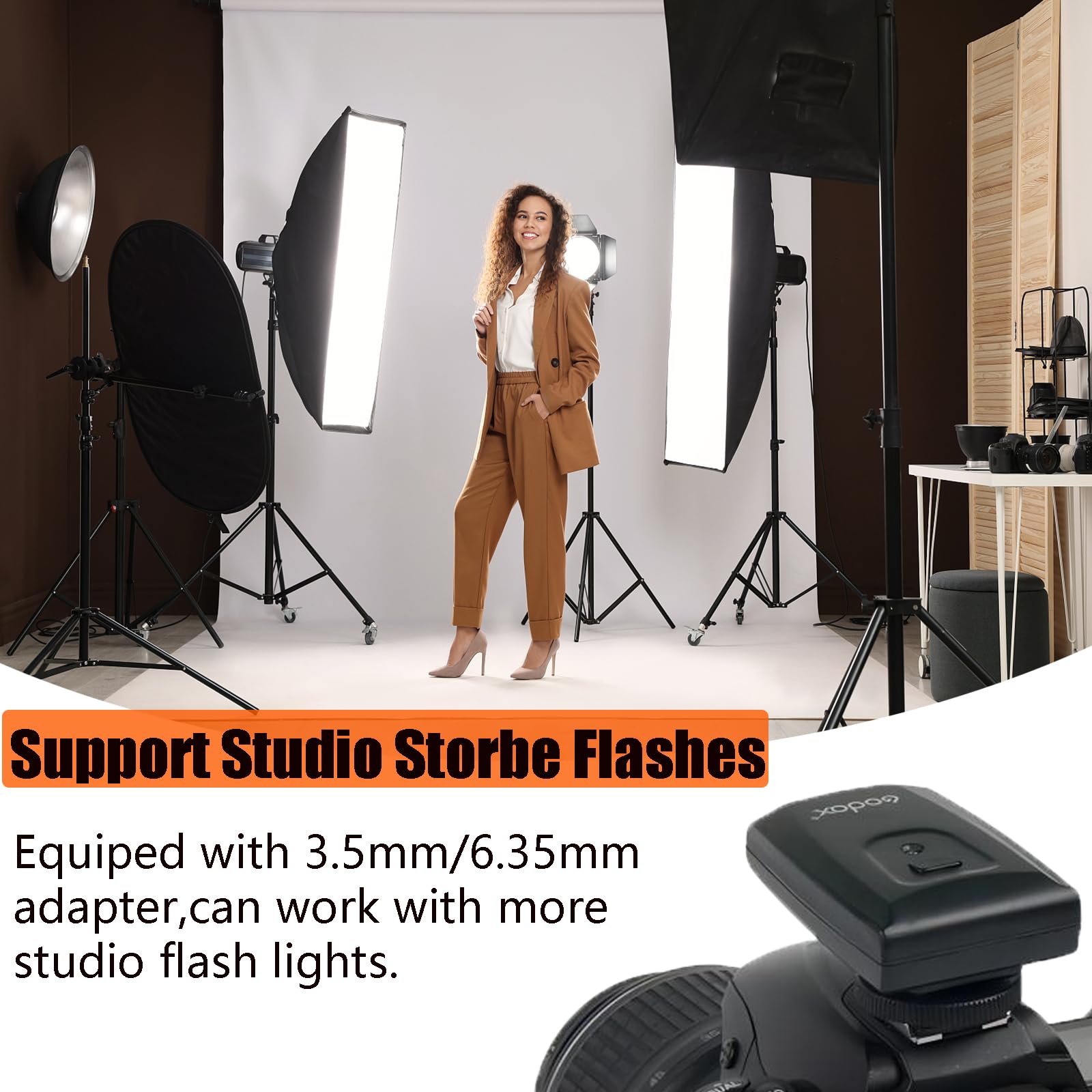Foto 6 | Radio Inalámbrica Flash Trigger Godox Ct-16 Para Canon Nikon Son - Venta Internacional.