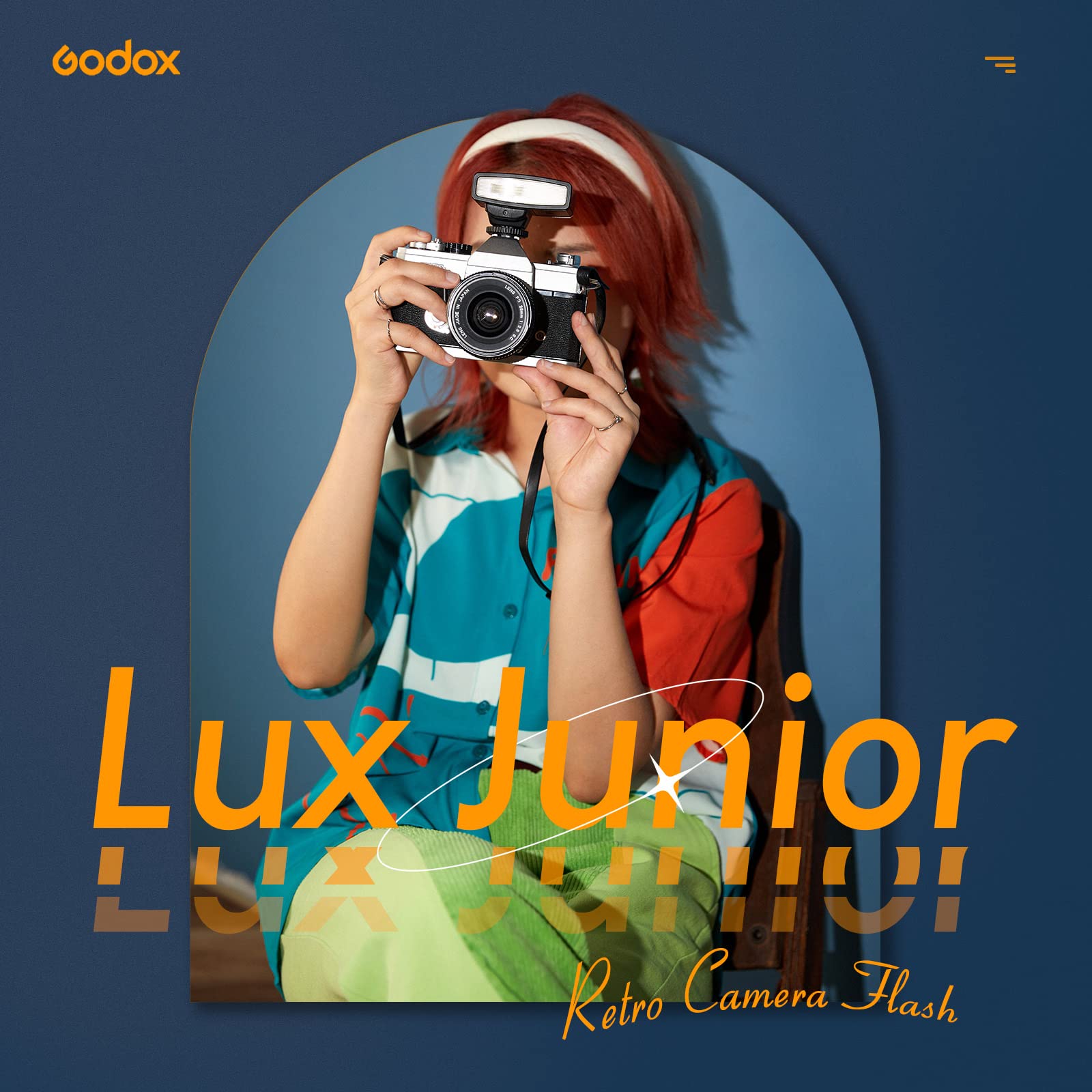 Foto 5 | Cámara Flash Godox Lux Junior Retro Gn12 6000k Para Fujifilm - Venta Internacional.
