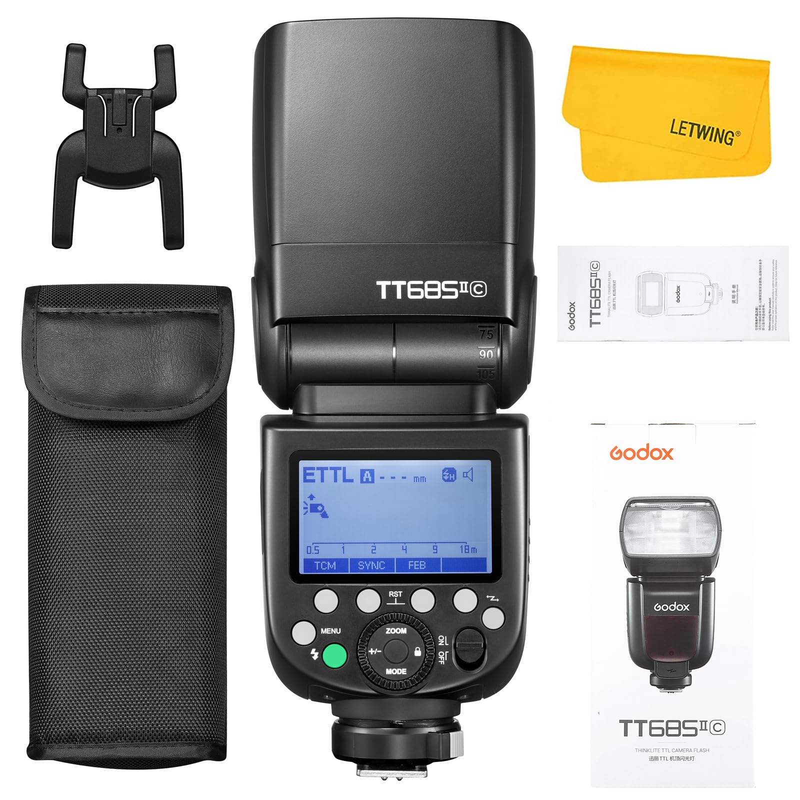 Foto 2 pulgar | Flash Godox Tt685ii Tt685ii-c Para Cámaras Canon Eos - Venta Internacional.