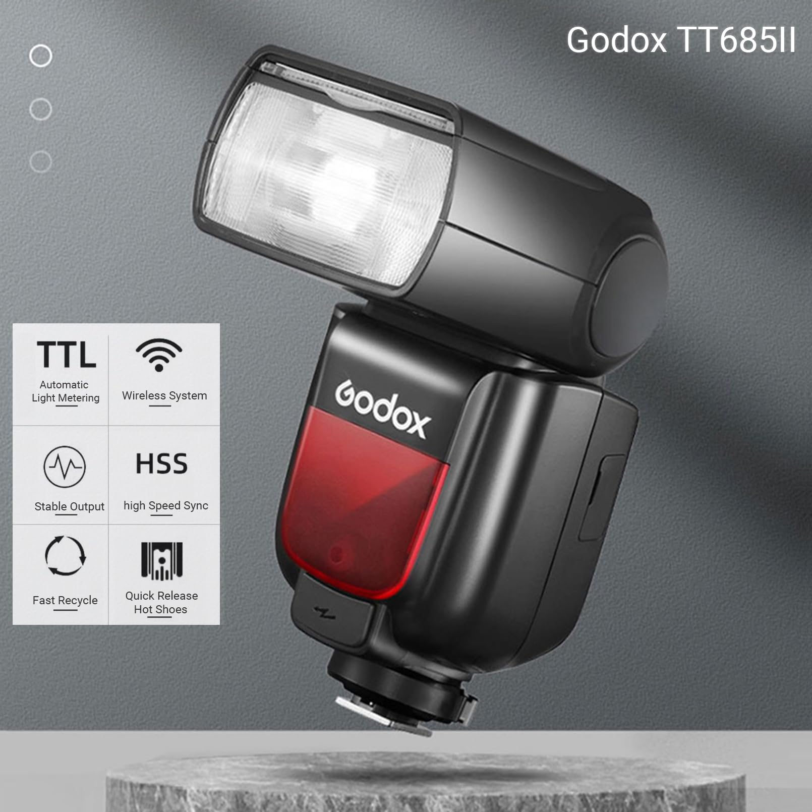 Foto 3 | Flash Godox Tt685ii Tt685ii-c Para Cámaras Canon Eos - Venta Internacional.